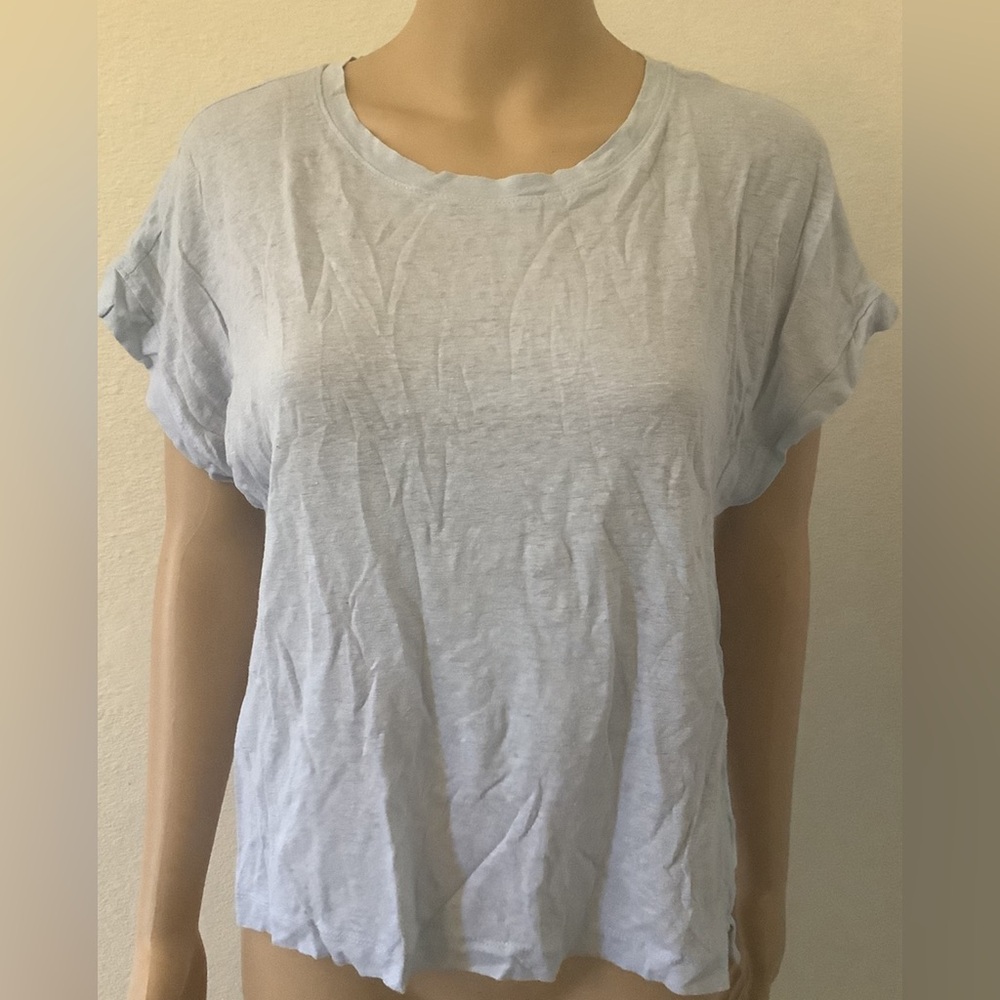 Lou & Grey Tee Shirt Women's Size Large, 100% Linen